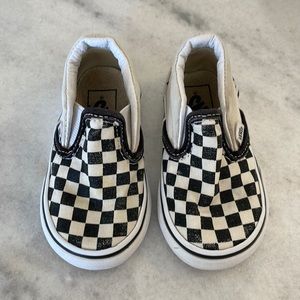 Toddler checkered Vans